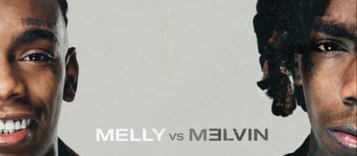 Album cover for Melly vs Melvin. [image source: YNW Melly- YouTube]