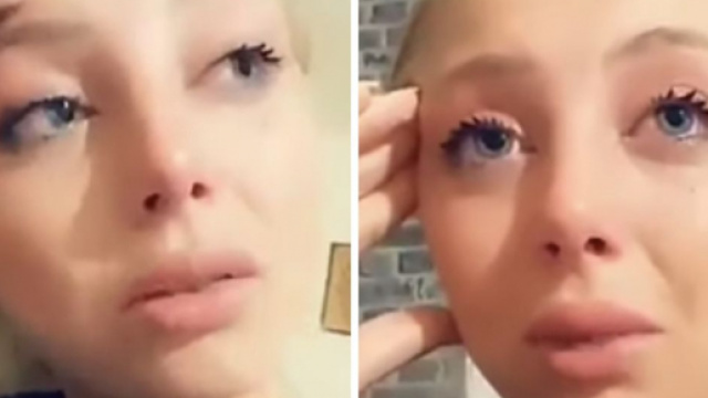 Fanny et Nani se s&eacute;parent. Credit: Snapchat