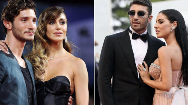 Belen Rodriguez e Andrea Iannone nello stesso locale: lei con Stefano De Martino, lui senza Giulia De Lellis.