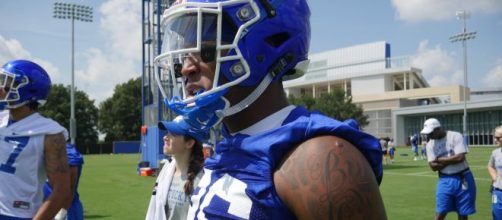 Benny Snell Jr. played collegiately at Kentucky. [Image Source: Flickr | Kentucky Football]