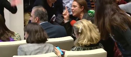 Ortega Smith y el vergonzoso incidente con una v&iacute;ctima de la violencia de g&eacute;nero