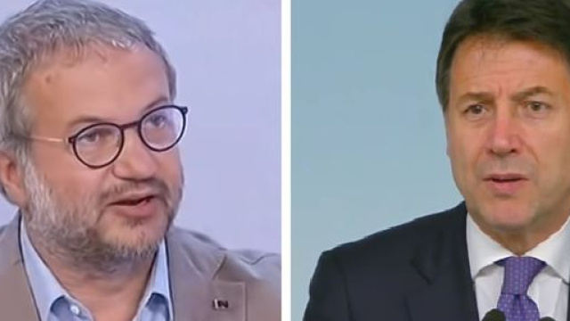 Claudio Borghi e Giuseppe Conte.