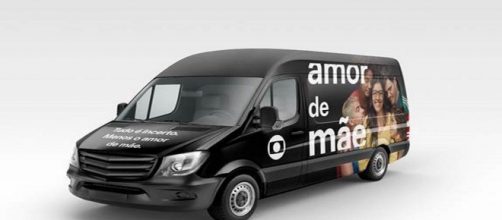 Van customizada de "Amor de M&atilde;e" vai circular pelo Distrito Federal. (Divulga&ccedil;&atilde;o/TV Globo)