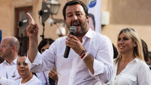 Matteo Salvini dichiara di essere stato sempre contrario al Mes e ipotizza esposto a Conte