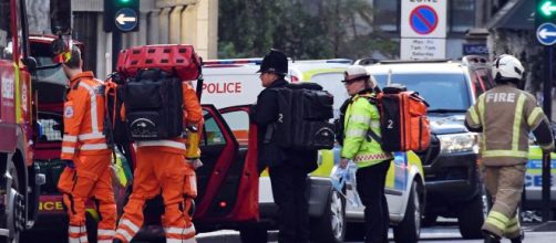 Several Injuries Reported in Knife Attack on London Bridge &ndash; photo-(image credit - bbc/youtube)
