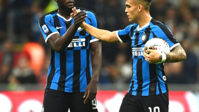 Romelu Lukaku e Lautaro Martinez, attaccanti dell'Inter