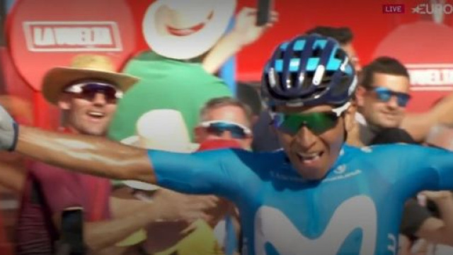Nairo Quintana, alla Vuelta Espana l'ultimo successo in maglia Movistar