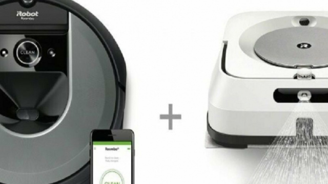 Il duo Roomba i7+ e Braava jet m6.