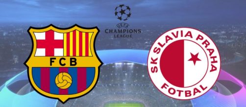 Barcelona x Slavia Praga ter&aacute; transmiss&atilde;o ao vivo e exclusiva na TNT. (Fotomontagem)