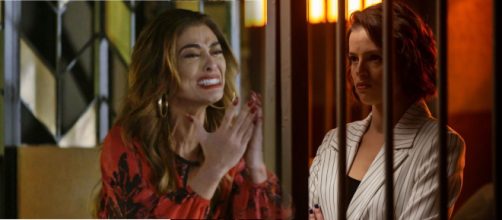 Maria da Paz visita a filha (Reprodu&ccedil;&atilde;o/Gshow)