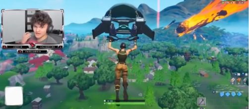 Taken from the alleged video where 'Fortnite' pro FaZe Jarvis used an aimbot. [Image source: LegendZ/YouTube]