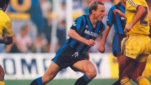 Karl Heinz Rummenigge in azione, Inter-Verona 0-0 della stagione 1985/85