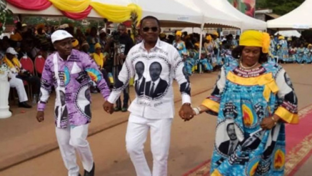 Le Maire Yoki Onana Jacques en compagnie d'Esther Effa et de Bilogui Tsoungui le 6 novembre 2019 (c) Mairie de Yaound&eacute; 6