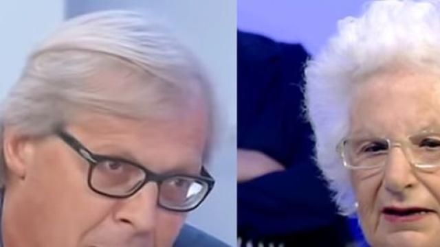 Vittorio Sgarbi e Liliana Segre