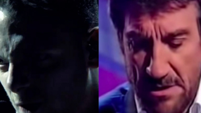 Anastasio a sinistra, Gigi Proietti a destra.