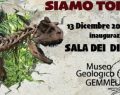 Mostra permanente dedicata ai dinosauri al Museo Geologico Gemmellaro di Palermo