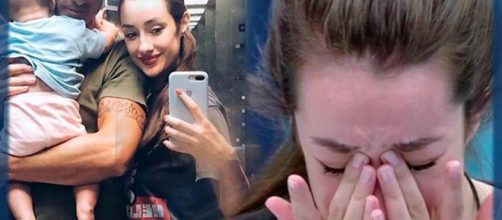 Adara no puede evitar las l&aacute;grimas al recordar a su hijo