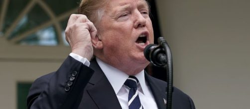 President Donald Trump is in the eye of the storm Photo- (Image credit CNN/YouTube)