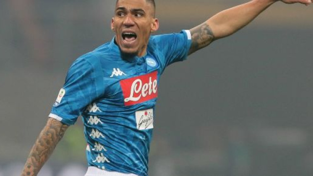 Allan, centrocampista del Napoli seguito dall'Inter.