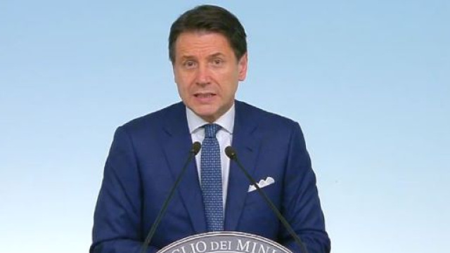 Il Presidente del Consiglio Giuseppe Conte.