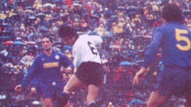Fiorentina-Inter 0-1 del 14 dicembre 1986: il gol di testa segnato da Passarella.