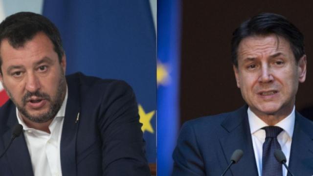 Migranti, scontro a distanza tra Matteo Salvini e Giuseppe Conte