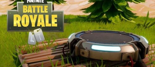 Epic Games teases the Launch Pad in "Fortnite" Chapter 2. Credit: In-game screenshot