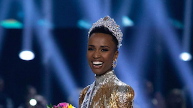 Miss Universe 2019 Zozibini Tunzi. Credit: Wikimedia Commons/ Alex Mertz