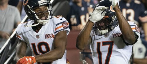 Anthony Miller finished with nine receptions on Thanksgiving Day. [Image Source: Flickr | Larry Jones]