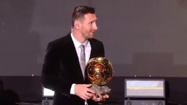 6e Ballon d'Or pour Messi (Credit Image : Twitter/ @TyCSports)