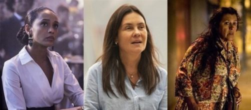 Ta&iacute;s Ara&uacute;jo, Adriana Esteves e Regina Cas&eacute; s&atilde;o as protagonistas de "Amor de M&atilde;e". (Reprodu&ccedil;&atilde;o/Jo&atilde;o Cotta/Globo)