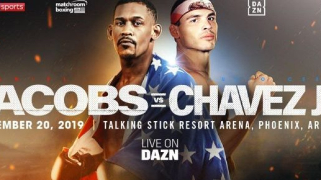 Jacobs vs Chavez Jr a Phoenix, domenica 21 dicembre (ora italiana) in diretta su DAZN
