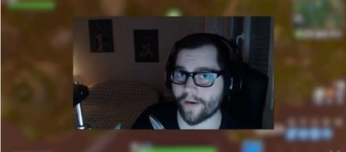 'Fortnite' streamer Dakotaz revealing his face on stream. [Image source: mackf-/YouTube]