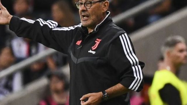 Maurizio Sarri, tecnico della Juventus.