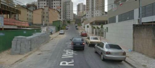 Pai atropela e mata o pr&oacute;prio filho em Belo Horizonte. (Reprodu&ccedil;&atilde;o/Google Street View)