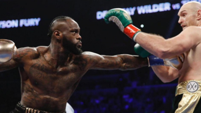Deontay Wilder vs Tyson Fury, una fase del combattimento dell'1 dicembre 2018