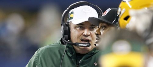 Mike McCarthy has interviewed for the Carolina Panthers HC job. [Image Credit] NFL/YouTube