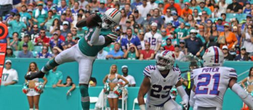 Devante Parker has over 1,000 receiving yards on the season. [Image Source: Flickr | J M]