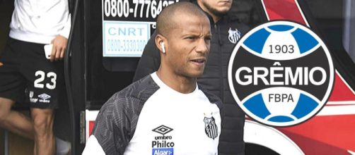 Gr&ecirc;mio monitora negocia&ccedil;&otilde;es entre Sanchez e Santos. (Reprodu&ccedil;&atilde;o/Fotomontagem)