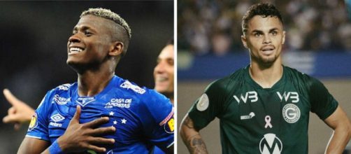 Orejuela e Michael se destacaram por Cruzeiro e Goi&aacute;s, respectivamente. (Reprodu&ccedil;&atilde;o/Fotomontagem)