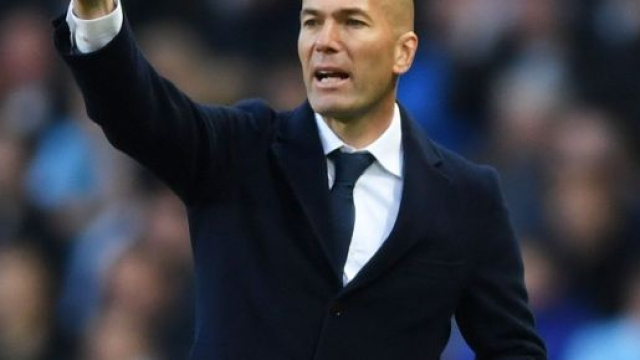 Zinedine Zidane, tecnico del Real Madrid.