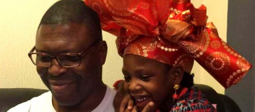 Gabriel Diya and his daughter Comfort who drowned at Club La Costa World [Image @DefendWindrush/Twitter]