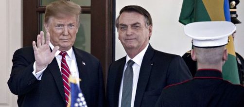 Bolsonaro afirmou que n&atilde;o considerou atitude de Trump como retalia&ccedil;&atilde;o. (Arquivo Blasting News)