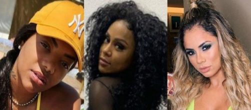 Ludmilla e Lexa defendem MC Rebecca ap&oacute;s ataques racistas. (Fotomontagem)