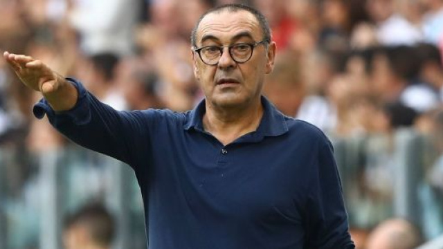 Maurizio Sarri, tecnico della Juventus.
