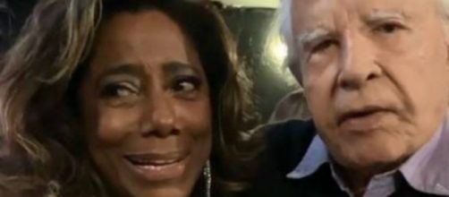 Gloria Maria manda Cid Moreira apagar v&iacute;deo em que &eacute; chamada de velha nas redes sociais. (Reprodu&ccedil;&atilde;o/Instagram)