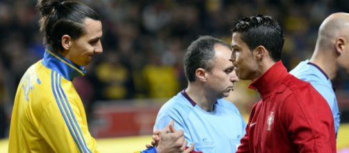 Ibrahimovic ataca Cristiano Ronaldo. (Arquivo Blasting News)