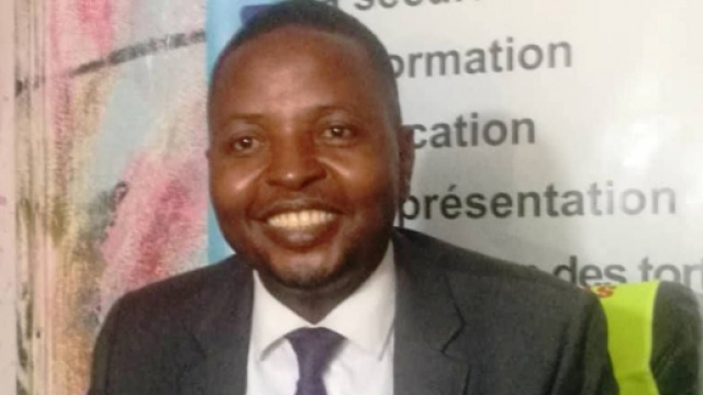 Delor Mangellan Kamseu Kamgain Pr&eacute;sident ex&eacute;cutif de la LCC (c) Odile Pahai