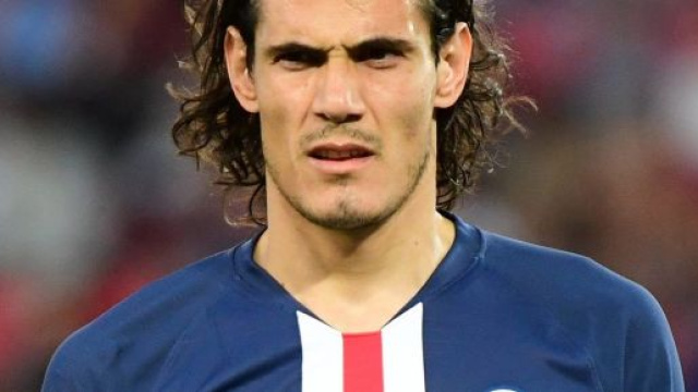 Edinson Cavani, punta del Paris Saint Germain.