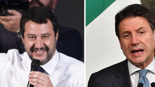 Mes, nuovo botta e risposta a distanza tra Matteo Salvini e Giuseppe Conte